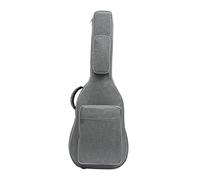 blloocod Housse pour Basse Électrique, Sac à Dos Rembourré Professionnel avec Poignée Latérale, Étui de Transport pour Guitare Acoustique- Gris