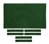 blloocod Kit de Remplacement en Feutre de Billard 9ft 0.6mm, Tapis de Billard Premium Laine+Nylon, Protecteur de Housse Vert 2,8x1,5m avec 6 Bandes de Coussin