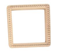 blloocod Métier à Tricoter Carré en Bois - Planche de Couture avec Chevilles pour Tissage Écharpe - Outil Artisanat DIY Durable- 20x20cm