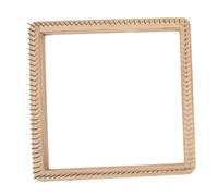 blloocod Métier à Tricoter Carré en Bois - Planche de Couture avec Chevilles pour Tissage Écharpe - Outil Artisanat DIY Durable- 30X30CM