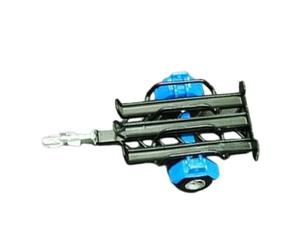 blloocod Remorque Miniature 1/64 - Maquette Décorative pour Collection de Voitures et Camions (5-6 cm / 2-2.4 inch)