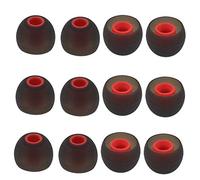 BLLQ Lot de 12 embouts de rechange en silicone pour écouteurs intra-auriculaires Senso, Tozo, Sony et autres écouteurs intra-auriculaires avec trou intérieur de 3,8 mm [M]