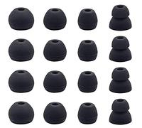 BLLQ Lot de 8 paires d'embouts de rechange compatibles avec Beats Flex, noir