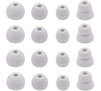 BLLQ Lot de 8 paires d'embouts gris compatibles avec Beats Flex, embouts de rechange pour écouteurs sans fil Beat S Flex, gris clair [Flex]