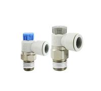 BLLUYJXZ 1 pièce AS1211F-M3-04 AS1211F-M5-04A AS1211F-M5-06A AS3201F-01-06SA 08SA 10SA 12SA-B Vanne de régulation AS1211F(AS3201F-01-10SA-B)