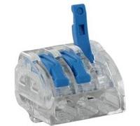 BLM, Borne à Levier Série 485, Boîte de 50, 3 Entrées, Pour Fils 0,2-4 mm², Tension 450V, Courant 32A, Longueur Dénudage 10mm, Installation Facile, Connexion Sécurisée, Projets Électriques Polyvalents