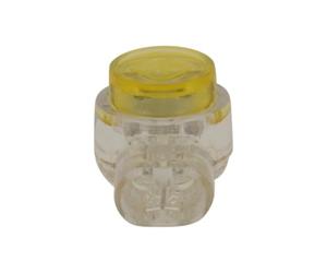BLM, Connecteurs Étanches 3 Entrées, Lot de 10, Rouge, Pour Fils Rigides 0,4-0,9 mm² et Souples 0,4-0,65 mm², Borne à Insertion Directe, Gel d'Étanchéité Intégré, Corps Transparent, Tenue 100V, 6A