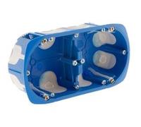 BLM - Double boîte cloison No Air Multimat Ø67x40mm - Bleu Bleu G