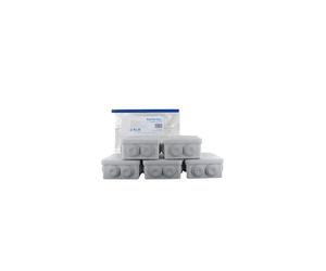 Blm - Kit d'étanchéité 5 boites de dérivation 80x80x42mm IP55 + 5 sachets Rapid'Gel 270 ml BLM