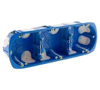 Blm - Triple boîte cloison No Air Multimat Ø67x40mm - Bleu