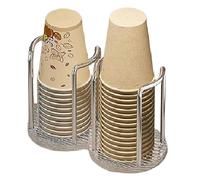 Blmirror 1 PCS Distributeur de Gobelets en Papier Porte-Gobelet Organisateur de Gobelets Distributeur de Gobelets de Fête Rince-Bouche Support de Rangement de Gobelets de Rinçage 23x13 cm B