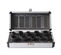 Blmirror 10 PièCes Dissolvant de Boulon D'éCrou Endommagé 9-19mm Outils de Suppression D'Extracteur Ensemble Outil de Filetage Outil D'Extraction de MéCanique de Garage de Voiture