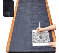 Blmirror 2 Feuilles de Grand Papier Transfert 20,3 X 275,6 Pouces pour du Papier Ciré Noir
