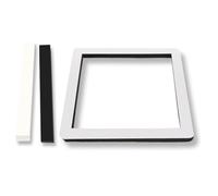 Blmirror 25071 Kit de Joints pour Climatiseur de Toit de Camping-Car et de Camping-Car, Joint de Cadre Photo Auto-Adhésif et Tampons de Nivellement Auto-Adhésifs