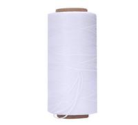 Blmirror 260m 150d 1mm Cuir Couture Cire Cirée Fil Main Aiguille Cordon Artisanat Bricolage Nouvelle Couleur: Blanc