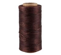 Blmirror 260M 150D 1MM Fil Aiguille À Main Fil Cire De Couture De Cuir Artisanat DIY Nouvelle Couleur: Brun Clair