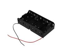 Blmirror Clip a Ressort Noir 4 x 1.5V D Taille Batterie Batteries Support Case