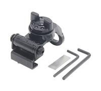 Blmirror Noir EM-70 Mobile Car CB Radio Antenna Mount Bracket Base Clip en Acier Inoxydable Car Mount Bracket Base Clip