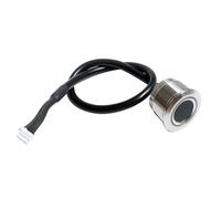 Blmirror R503Pro 1500 Capacité Ronde RVB LED Contrôle DC3.3 V Capacitif Module D'Empreintes Digitales Capteur Scanner pour Le Contrôle D'Accès, UART Facile à Installer et à Utiliser
