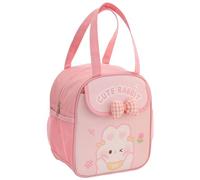 Blmirror Sac à Lunch Kawaii pour Filles Sac à Lunch Mignon Sac Isotherme Sac Fourre-Tout Réutilisable pour Le Travail Chaud ou Froid Rose 18,5 X 13,5 X 23,3 cm