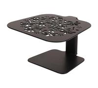 Blmirror Support de Balance Électronique pour Machine à Café, Support Réglable D'Extraction et de Pesée, Support de Pesée de Café (Noir 2) et Facile à Utiliser