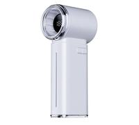 Blmirror Ventilateur Mini à Affichage Intelligent avec Brume Glacée et 199 Vitesses, Rechargeable par USB, Idéal pour Rafraîchir en Extérieur