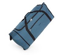 blnbag - M4 - Sac de voyage à 2 roulettes, grand sac trolley XL léger et pliable Travel Bag XXL Bagages valise sac de voyage à roulettes 90L,Aquagrün