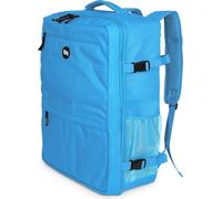 blnbag M6 - sac à dos pour avion 55x40x20 cm bagage à main léger grand compartiment pour ordinateur portable sac à dos pour valise Weekender Cabin Backpack max 45 L sac de voyage XL Travel Bag,Iceblue
