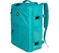 blnbag M6 - sac à dos pour avion 55x40x20 cm bagage à main léger grand compartiment pour ordinateur portable sac à dos pour valise Weekender Cabin Backpack max 45 L sac de voyage XL Travel Bag,Aquagrü