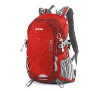 Hauptstadtkoffer Sac à Dos Multifonctionnel, 20 L, Polyvalent avec Bretelles Ergonomiques pour la Randonnée, l'École, l'Université, les Loisirs pour Femmes/Hommes, Magma Red