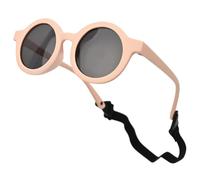 BLNC Lunettes de soleil bébé 6-12 mois, Lunettes de soleil bébé 0-6 mois Lunettes de soleil Babiators 0-2 ans avec sangle réglable Protection UV 400 Monture en silicone souple