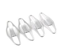 BLNETU ABS LHD Pour Hyundai Pour Tucson 2015-2020 Chrome Poignée De Porte Extérieure Couvercle Garniture Bol Cadre Protection Autocollant Couverture(Door Bowl Cover)