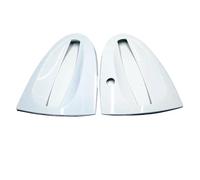 BLNETU Accessoires Extérieurs Poignées Porte Bol Décoration Couverture Autocollants Protection Voiture Pour Mercedes Pour Smart 451 Pour Fortwo 2008-2014(Blanc)