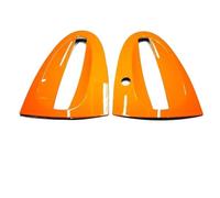 BLNETU Accessoires Extérieurs Poignées Porte Bol Décoration Couverture Autocollants Protection Voiture Pour Mercedes Pour Smart 451 Pour Fortwo 2008-2014(Orange)