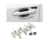 BLNETU Autocollants Partie Extérieure Carbone Chromé Accessoires Garniture Couvercle Poignée De Bol Voiture Pour Toyota RAV4 XA50 Hybride 2019 - 2023(Chrome,Bowl 4pcs)