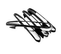 BLNETU Autocollants Partie Extérieure Carbone Chromé Accessoires Garniture Couvercle Poignée De Bol Voiture Pour Toyota RAV4 XA50 Hybride 2019 - 2023(Black,C)