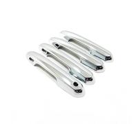 BLNETU Autocollants Partie Extérieure Carbone Chromé Accessoires Garniture Couvercle Poignée De Bol Voiture Pour Toyota RAV4 XA50 Hybride 2019 - 2023(Chrome,B)