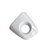 BLNETU Cache De Poignée De Porte Avant Gauche Et Droite Avec Serrure Pour A6 C7 A7 2012-2018 LHD 4H1837879 4H0837880(Ibis White Left)