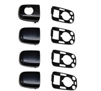 BLNETU Couvercle De Capuchon D'extrémité De Poignée Porte Pièce Extérieure ABS Pour Peugeot 307 2003 - 2009 Kit Poignée Porte 8 Pièces/ensemble