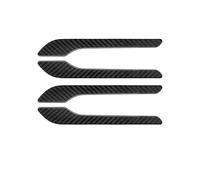 BLNETU Couvercle De Poignée Porte Voiture Autocollant En Fiber Carbone Pour Tesla Modèle 3 Y 2017 - 2023 Accessoires Durables De Qualité Supérieure(Matte carbon fiber)