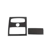 BLNETU DôMe Lampe IntéRieure Pour Ford Pour Ranger Wildtrak 2015-2021 ABS Fibre De Carbone Avant Arrière Lampe Lecture Couverture Du Cadre Garniture Autocollant(Style A)