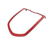 BLNETU DôMe Lampe IntéRieure Pour Porsche Pour Macan Pour Panamera Pour Cayenne 2011-2019 LHD RHD ABS Cadre De Garniture Lampe Lecture Avant Voiture(Red)