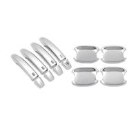 BLNETU Enjoliveur Chromé Pour Cuvette De Poignée De Porte Latérale Pour A4 B8 Q3 Q5 2008 2009 2010 2011 2012 2013 2014 2015 2016 2017(Door Bowl Covers)