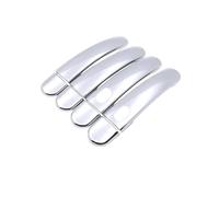 BLNETU Garniture Chromée Pour Poignée De Porte De Voiture Pour Seat Pour Altea 2004 2005 2006 2007 2008 2009 2010 2011 2012 2013 2014 2015(Handle Keyless Enrry)