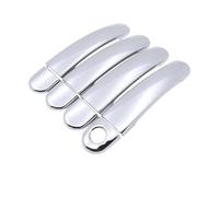 BLNETU Garniture Chromée Pour Poignée De Porte De Voiture Pour Skoda Pour Octavia 2 A5 MK2 1Z 2005 2006 2007 2008 2009 2010 2011 2012 2013(Handle 1 Keyhole)