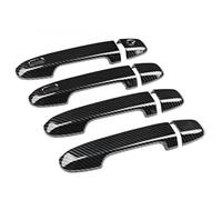 BLNETU Garniture De Couverture Poignée Porte Extérieure Intelligente En Fiber Carbone MMatériau ABS Pour Subaru Pour Forester SK 2019 8 Pièces/ensemble