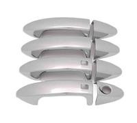 BLNETU Garniture De Protection De Style De Voiture Pour Ford Pour Ecosport 2013-2018 ABS Chrome Poignée De Porte Remplacement De Bol(2)