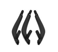 BLNETU Garniture Panneau Couverture Poignée De Traction Porte De Passager Gauche Droite Intérieure De Voiture Pour X5 X6 F15 F16 2014-2017 2018 LHD RHD (RHD 3PCS Black)