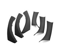 BLNETU LHD Accessoires De Voiture Pour Poignée De Porte Intérieure Garniture De Couvercle 6 Pièces Pour Série 3 E90 E91 316 318 320 325 328i (Black)