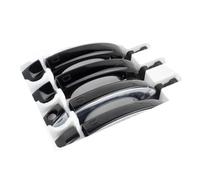 BLNETU Poignée De Porte Chromée Hautement Équipée Pour A4 8K Q5 8R(Black)
